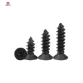 M1.2 M1.4 M1.7 Hitam Countersunk Kepala Sekrup Self-tapping