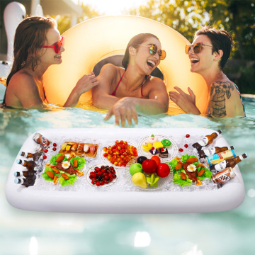 Festa inflável da piscina da barra da salada suprimentos refrigerador inflável