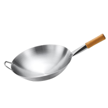 Commercial Restaurant Extra Large 80cm Stainless Steel Wok with Single Handle
