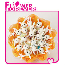 Soft Rabbit Bouquet Personalized Wedding Gift