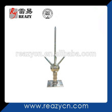 Stainless steel ball type electric fence lightning arrestor