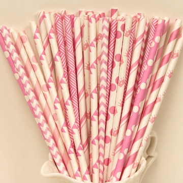 Fully biodegradable paper drinking straws