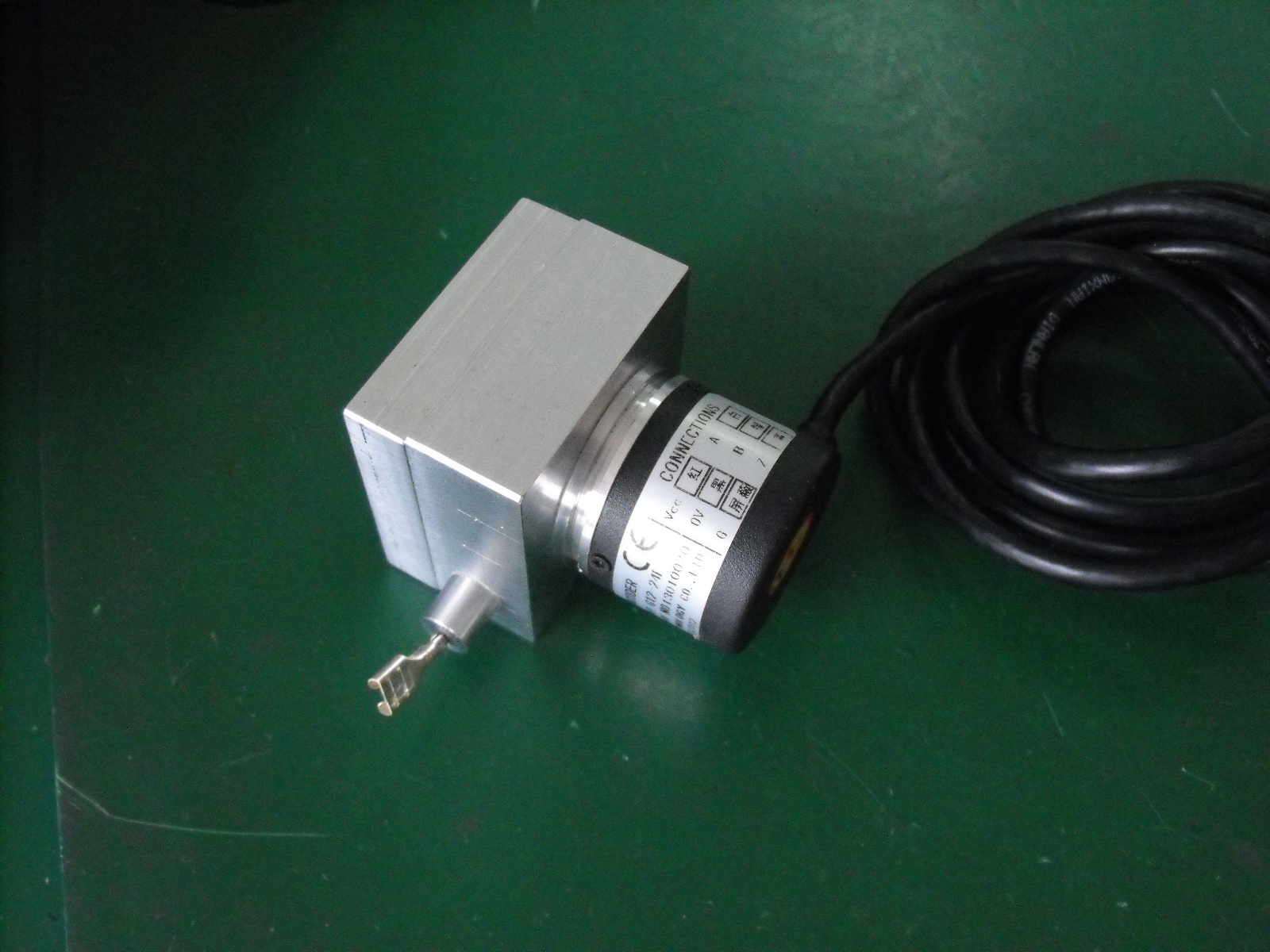length measurement optical incremental draw wire encoder sensor