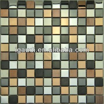 antique copper metal mosaic tile