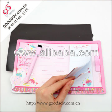 New product 2016 promotion custom 20-100 pages magnetic memo note pad