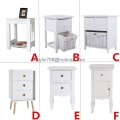 Bedside Table Night Stand Bedroom Organizer Cabinet