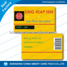 CR80 plastic club vip card full color pvc barcode card