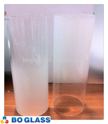 frosted pyrex glass tube for lighting