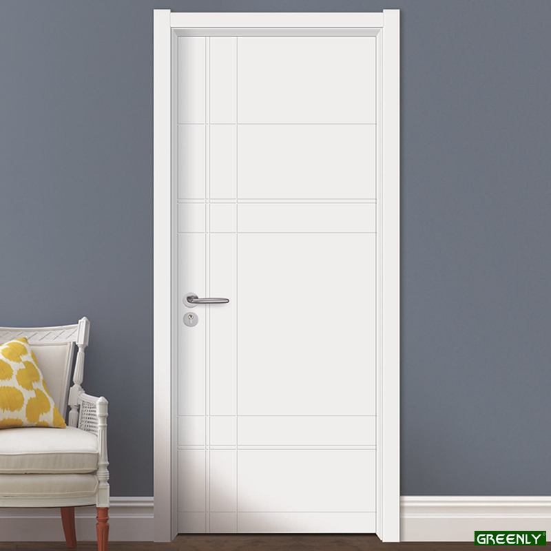 Luxury White Wooden Door