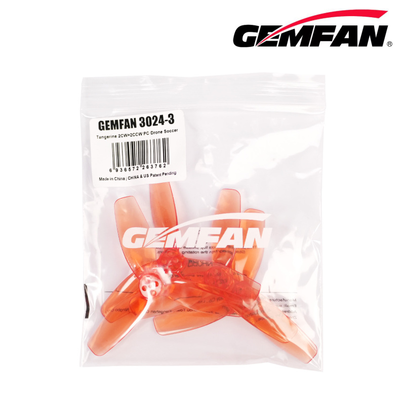 GEMFAN 3 Inch FPV Drone Soccer Props 3024 3-Blade Freestyle Propeller