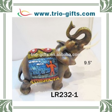 Polyresin outdoor decorative elephant statues