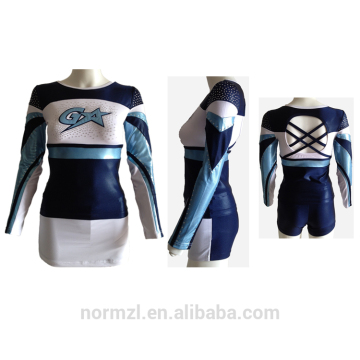 All Star Breathable Custom Made Cheerleading Uniforms Sexy Short Skirts