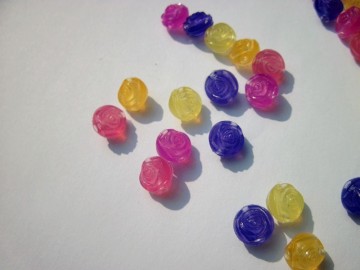 Rose uv bead solar bead colour change bead magic bead