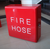 Red color GRP fire hose cabinets