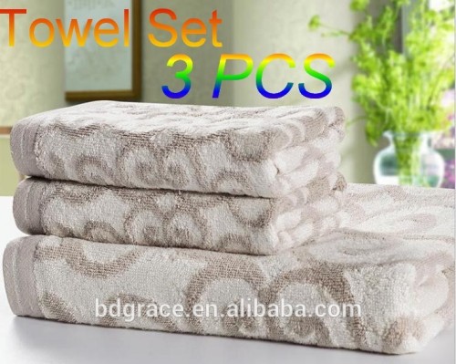 luxury bamboo fiber towel sets and unique bath towel set