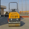 Road Mini Vibratory Roller 1.5 Ton Double Drum Road Roller Compactor