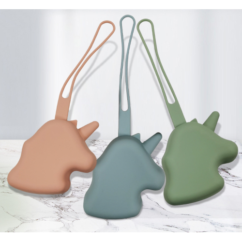 BPA Gratis Silicone Unicorn Dot Holder Case