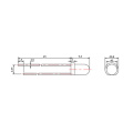 3mm DIP IR LED 940nm 0.3W 20-Gradd