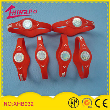 Silicon rubber magnetic negative ION bracelets