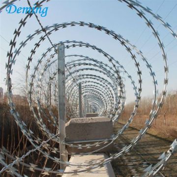 Security Fencing Stainless Steel Razor Barbed Wire