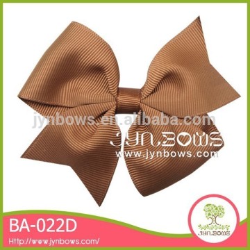 Wholesale new brown china bulk fashion make fabric hair bows