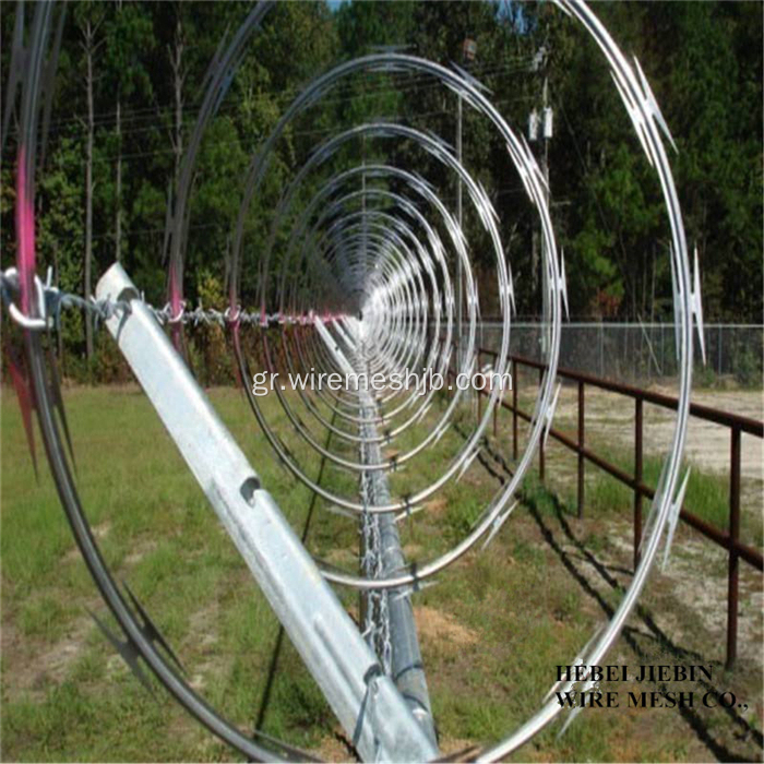 BTO-28 Γαλβανισμένο Concertina Razor Wire