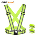 Reflective running vest for outdoor