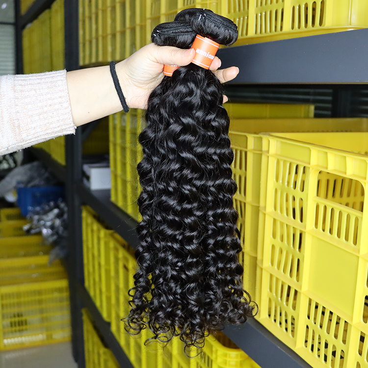 Remy Human Hair Extension, Unprocessed Virgin Indian Cuticle Aligned Natural Hair Weft 30inch Bundles Human Hair Extension