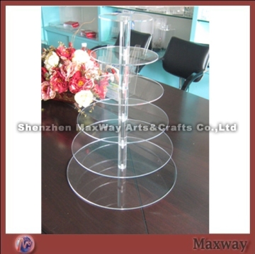 6 Tier Transparent Acrylic Cupcake Holder