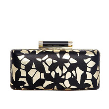 Gold Clamp Frame Closure Evening Bag for Women EV1111