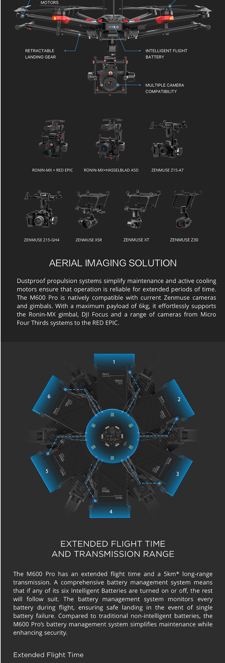 SecondHand DJI Original Used M600 Pro With 6KG Payload MATRICE 600 PRO