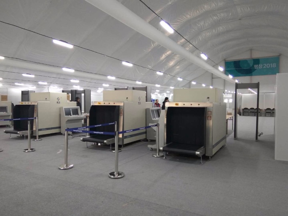 UNIQSCAN high resolution SF6550 dual energy x-ray baggage scanner detector for Hotel, Parison, Sport ect