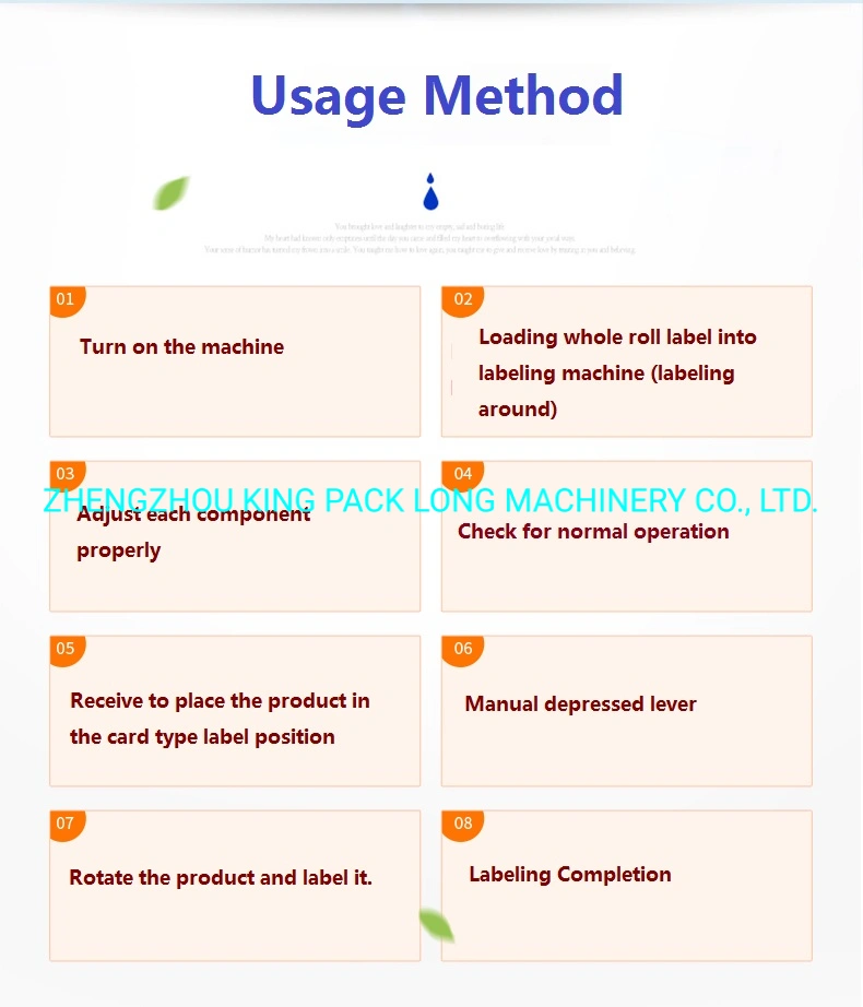 New Designed Desktop Labeling Machine Sticker Labeling Machine for Round Bottle