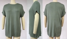 Roll Sleeve oversize T-shirt