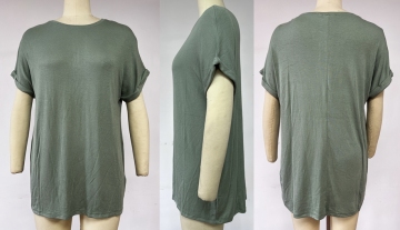 Roll Sleeve oversize T-shirt