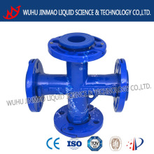All loose flanged cross pipe fitting
