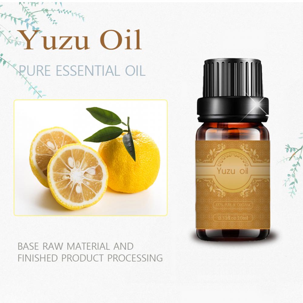 Aceite esencial de yuzu orgánico a granel para perfumados para perfumados