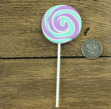 Mini Custom Shape Fruit Lollipop Eraser