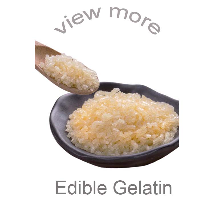 Hydrolyzed Edible Gelatin Food Gelatin Powder In Granule Edible Halal Gelatin