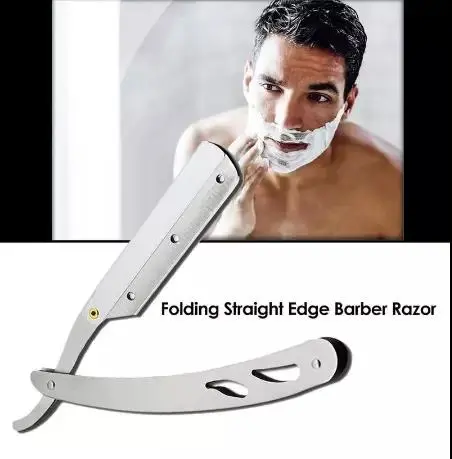 Traditional Razor Manual Barber Salon Shop Razor Shaving Knife Shaving Eyebrow Head Hair Straight Cut Shaving Razor Shavette