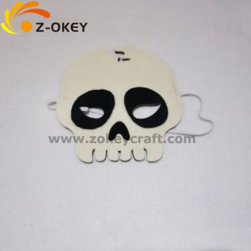 Felt funny skull mask for Hallowmas