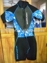 3mm neoprene womens short surfing wet suit