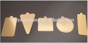 350gsm Muslim cake board tray,Moslem paper board mat with handle