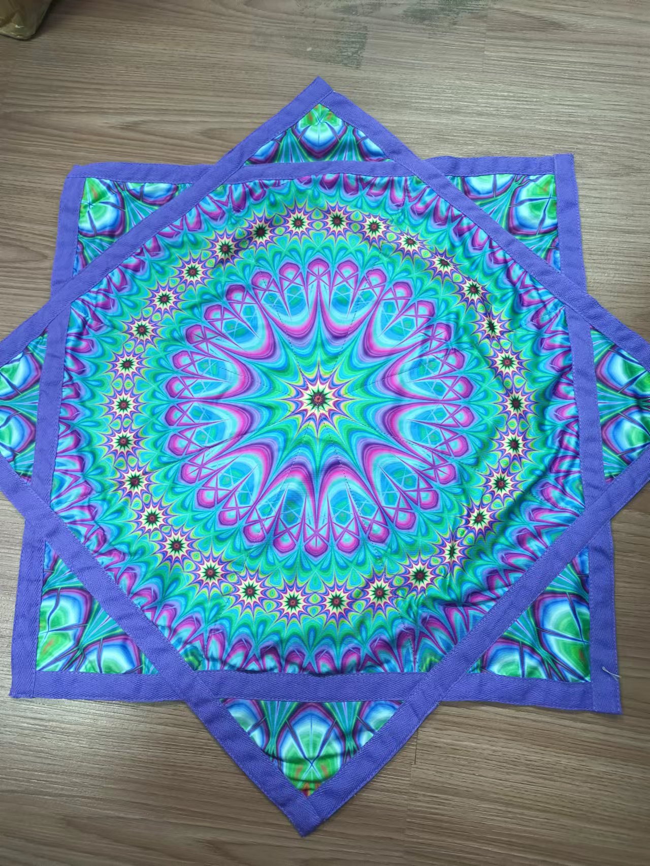 Dapo Dance Star Spinning Cloth Israel Dance Mustleerchief Handcraft Matter Flower Flyper For Sport
