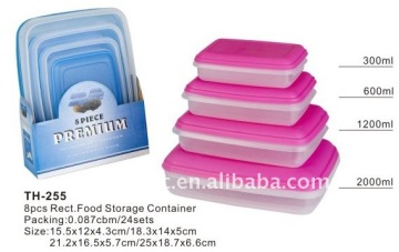 food container set, food container box, plastic food storage box set, food grade container plastic packing, lunch box set