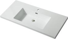 White Single Resin Basin