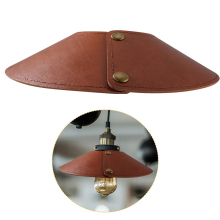 Leather Drum Lampshade for Bathroom LED Shades, Table Lamp, Floor Lamp, Pendant Light