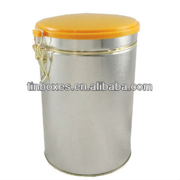 airtight coffee tin can