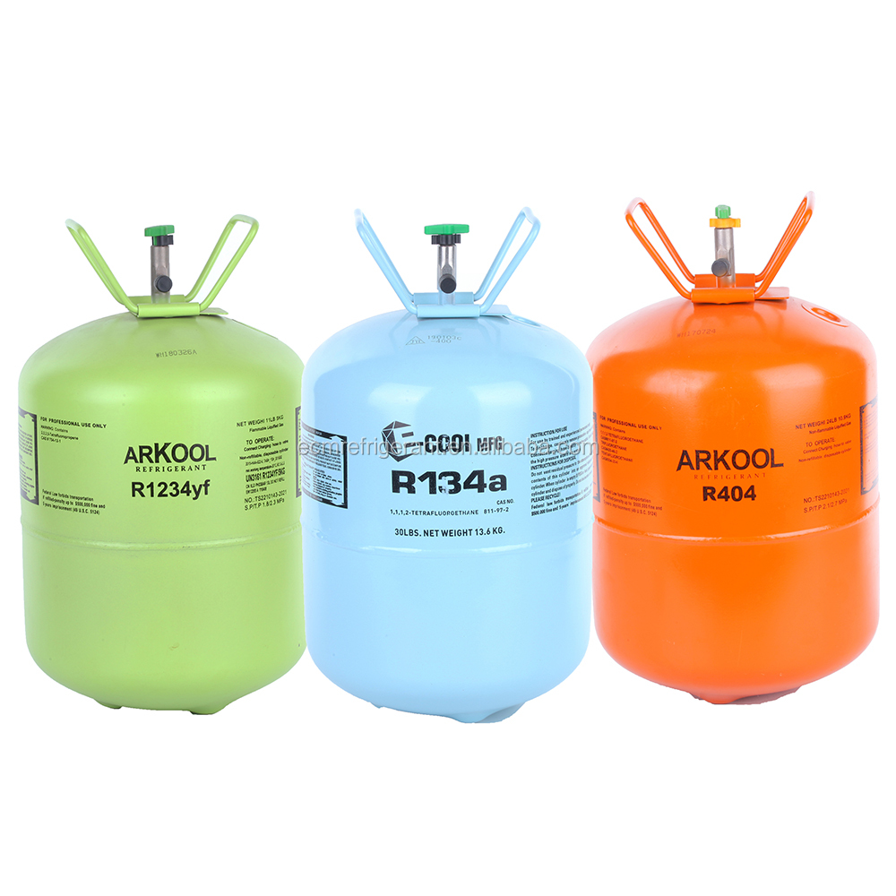 Best selling  refrigerant gas R134a 99.9% use mapp gas cylinder