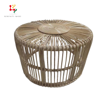 New Trend Wicker Rattan Coffee Table for Home Decor & Garden Furniture